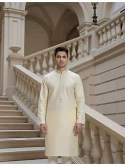 Gahan - Premium Embroidered Jacquard Kurta for Mens