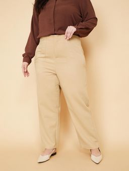 max - Womens Solid Straight Trouser