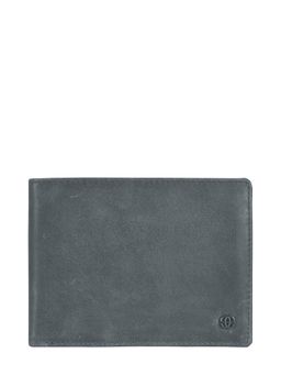 Eske - Brooks Blue Textured Genuine Leather Mens Bifold Wallet Rfid 6 Card Slots