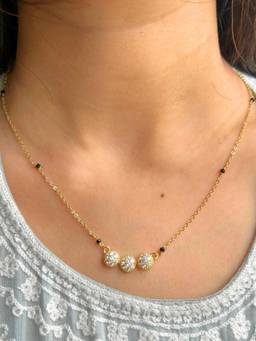 Zeraki Jewels - Anushka Mangalsutra.(18K Gold Plated)