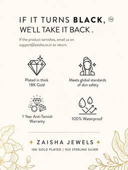 ZAISHA - Ember Glow Bracelet - 18K Gold Plated