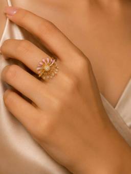 Zeraki Jewels - Plum Adjustable Ring