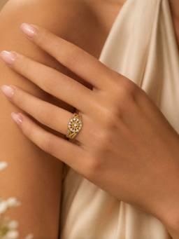 Zeraki Jewels - Sand Adjustable Ring