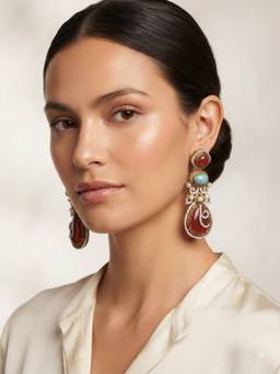 VENI - Brass Gold-Plated Earrings