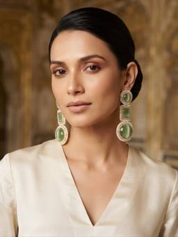 VENI - Brass Gold-Plated Earrings