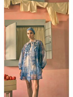 Pankaj & Nidhi - Porto Majolica Mist Ivory Dress