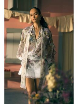 Pankaj & Nidhi - Porto Cathedral Off White Top