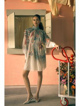Pankaj & Nidhi - Porto Cipher Teal Mist Dress