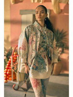 Pankaj & Nidhi - Porto Fresco Heritage Teal Mist Jacket