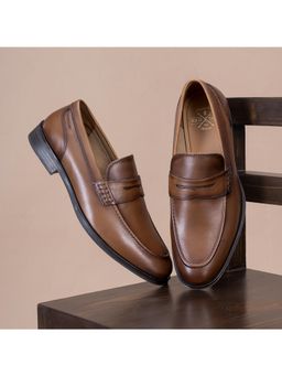 Red Tape - Mens Brown Soft Cushioned Insole Loafers