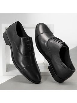 Red Tape - Mens Black Soft Cushioned Insole Oxford Shoes