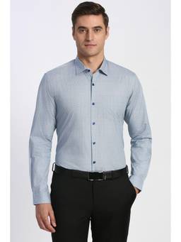 Peter England - Men White Full Sleeves Formal Shirt