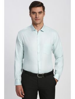 Peter England - Men Light Blue Full Sleeves Formal Shirt