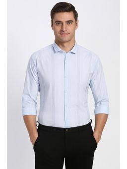 Peter England - Men Light Blue Full Sleeves Formal Shirt