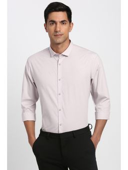 Peter England - Men Pink Full Sleeves Formal Shirt