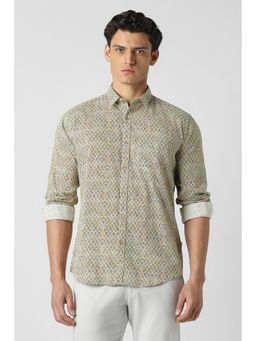 Van Heusen - Men Multi Print Full Sleeves Party Shirt