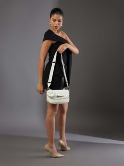 Juicy Couture - Women White Handbag with Coin Pouch and Detachable Strap