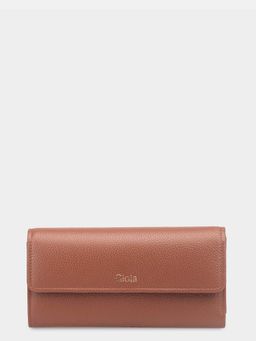 Gioia - Women Tan Eva Solid Wallet