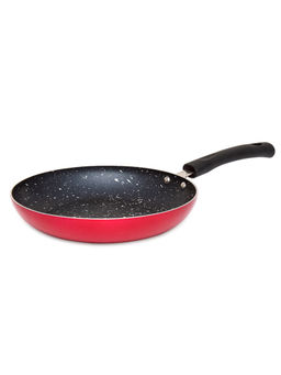 Omega - G-Home Marble Non-Stick Frypan - 22 cm, 1 Liter (Induction Friendly) Red and Black