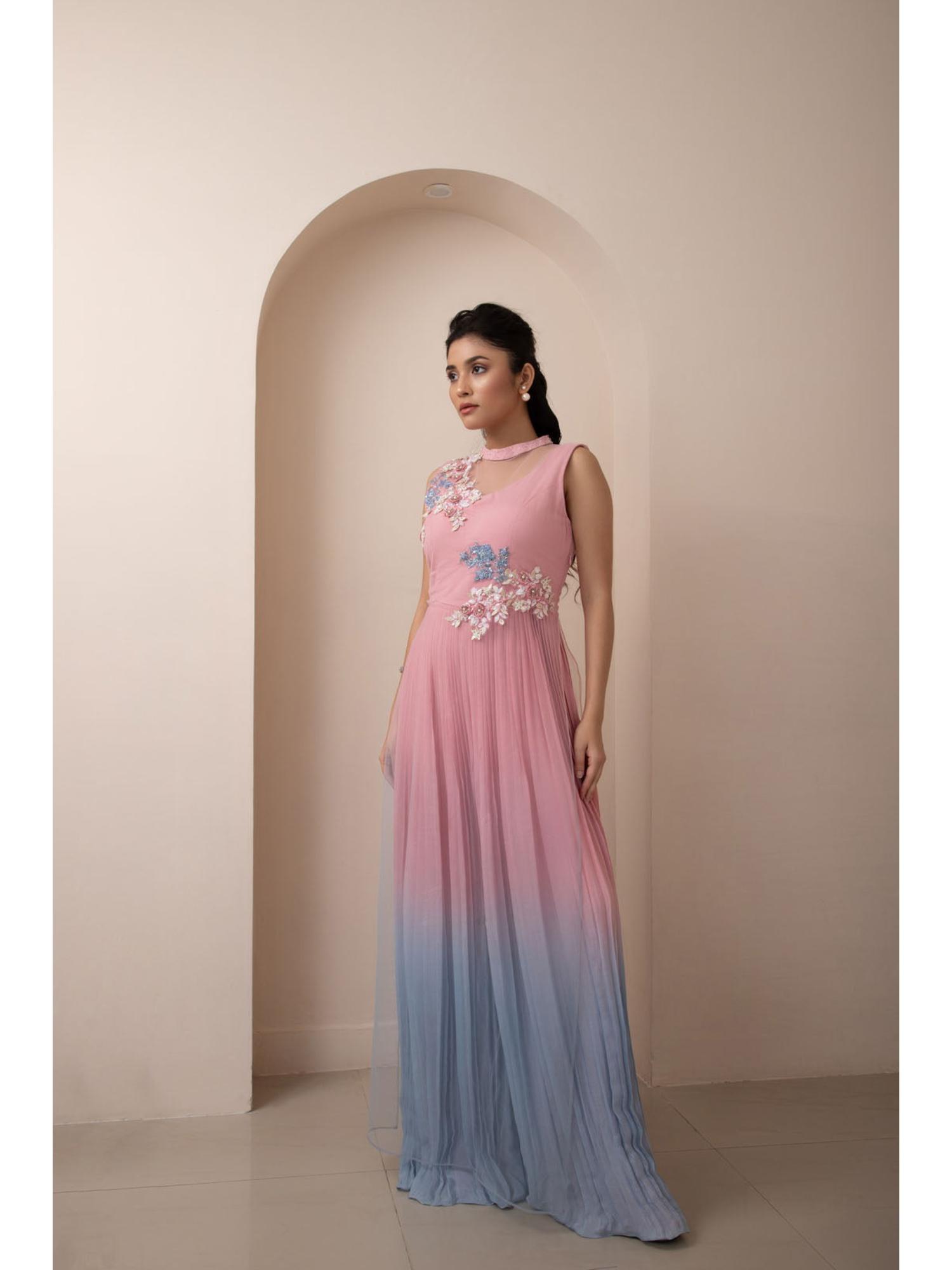 smriti Pink Whispering Ombre Jumpsuit-picture-30
