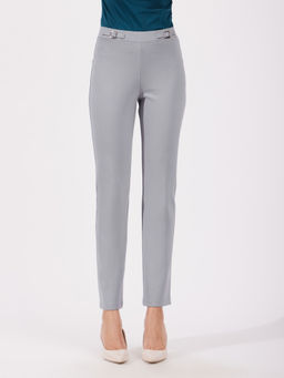 FableStreet - LivIn Bootcut Pants - Grey