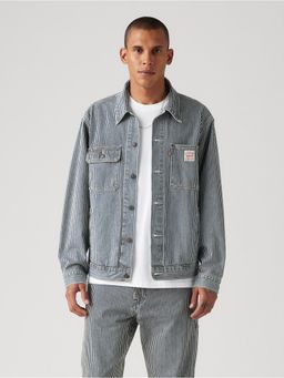 Levi's - Mens Stripes Blue Shacket