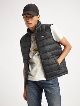 Levi's - Mens Black Quilted Gilet Puffer Jacket