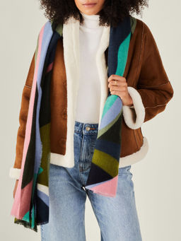 Accessorize London - Multi-Color Printed Synthetic Scarf