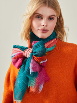 Accessorize London - Multi-Color Printed Polyester Scarf