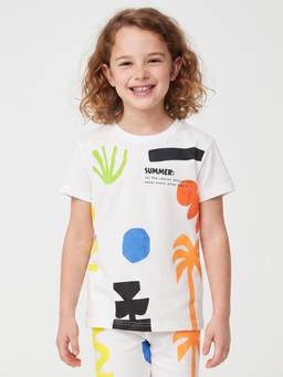 United Colors of Benetton - Girls White Pure Cotton T-Shirt