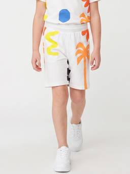 United Colors of Benetton - Girls White Pure Cotton Shorts