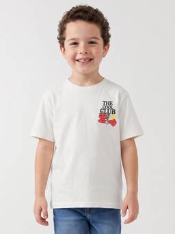 United Colors of Benetton - Boys White Pure Cotton T-Shirt