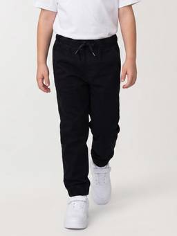 United Colors of Benetton - Boys Black Pure Cotton Joggers