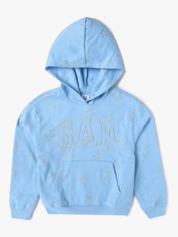 GAP - Unisex Blue Cotton Blend Hoodie