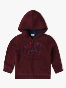 GAP - Unisex Maroon Cotton Blend Jacket