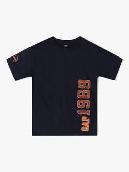 GAP - Unisex Navy Blue Cotton T-shirt