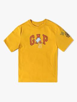 GAP - Unisex Yellow Cotton T-shirt