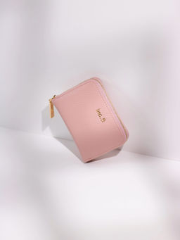 Inc.5 - Women's Pink Casual Textured Wallet