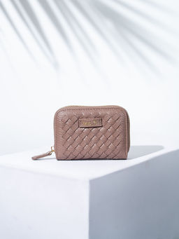 Inc.5 - Women's Brown Casual Textured Wallet