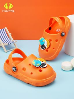 HOPPA - Kids Orange Buzz Clogs