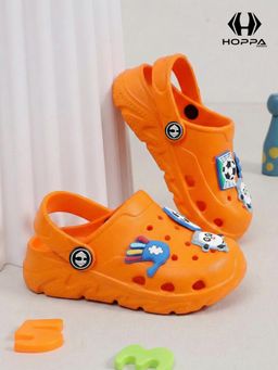 HOPPA - Kids Orange Coucci Clogs