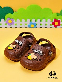 HOPPA - Kids Brown Rock Clogs