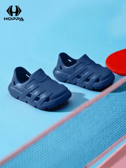 HOPPA - Kids Navy Blue Speedy Clogs