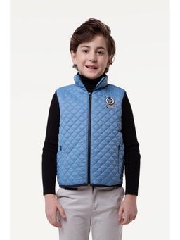 One Friday - Boys Blue Quilted Jacket