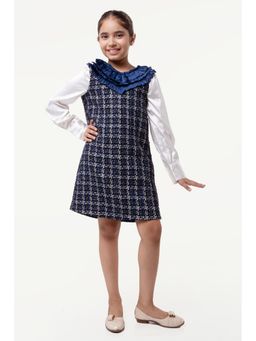 One Friday - Girls Enchanted Houndstooth Dress