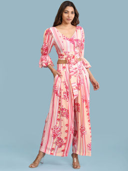 Aarke Ritu Kumar - Salwar Suit Sets Printed Pink(Set of 2)