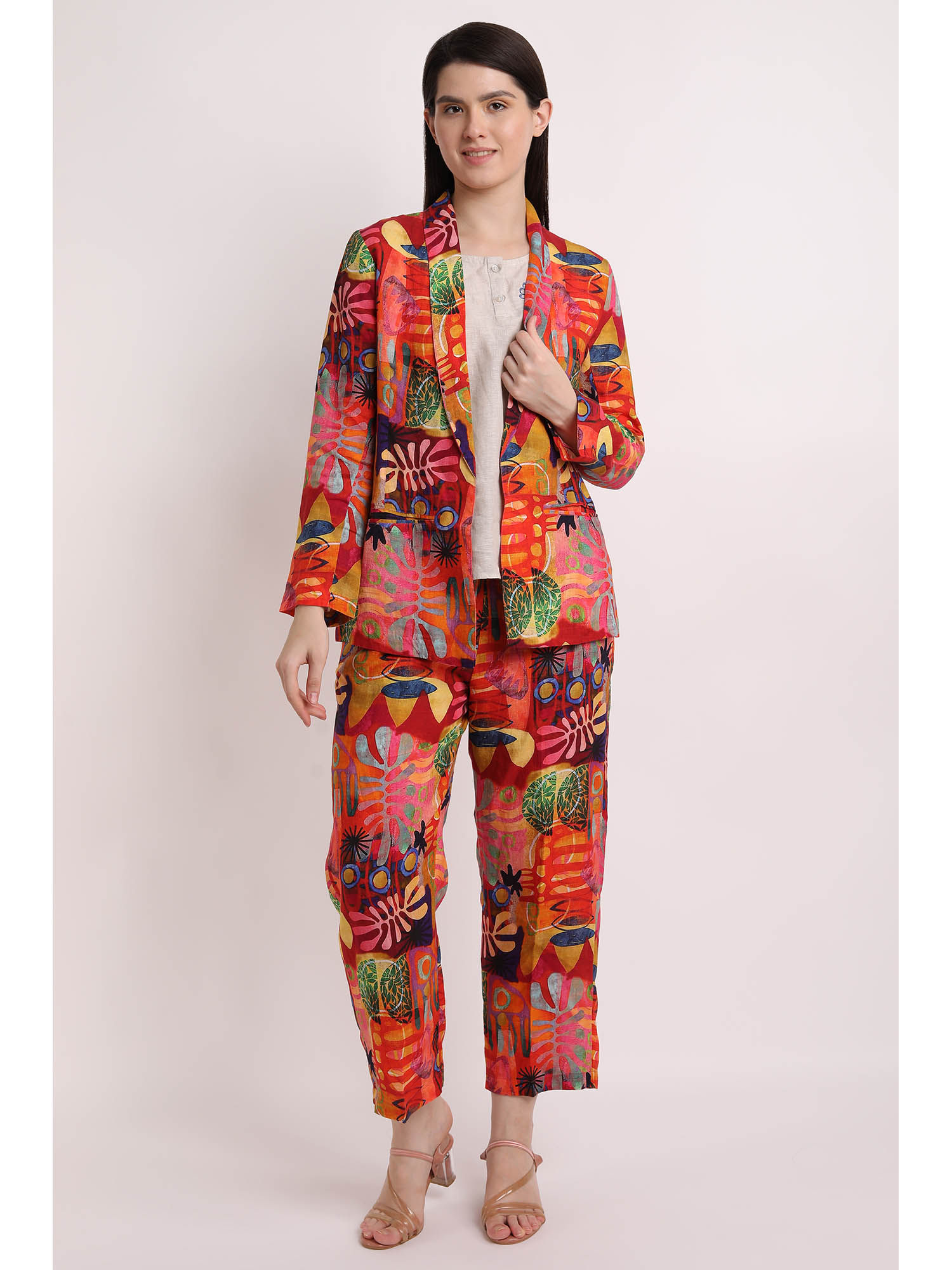 linen bloom Candy Print Jacket-picture-27