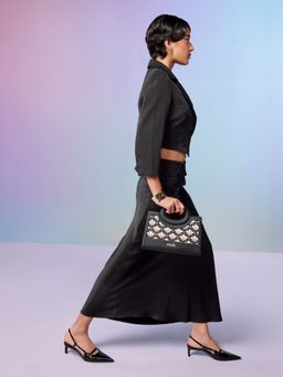 Zouk - Women Black Bidri Kaiser Zoe Sling Bag
