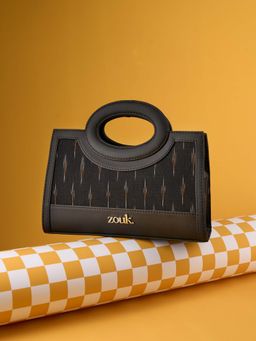 Zouk - Women Black Ikat GreRe Zoe Sling Bag