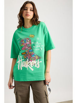 FREAKINS - Green Graffiti T-Shirt